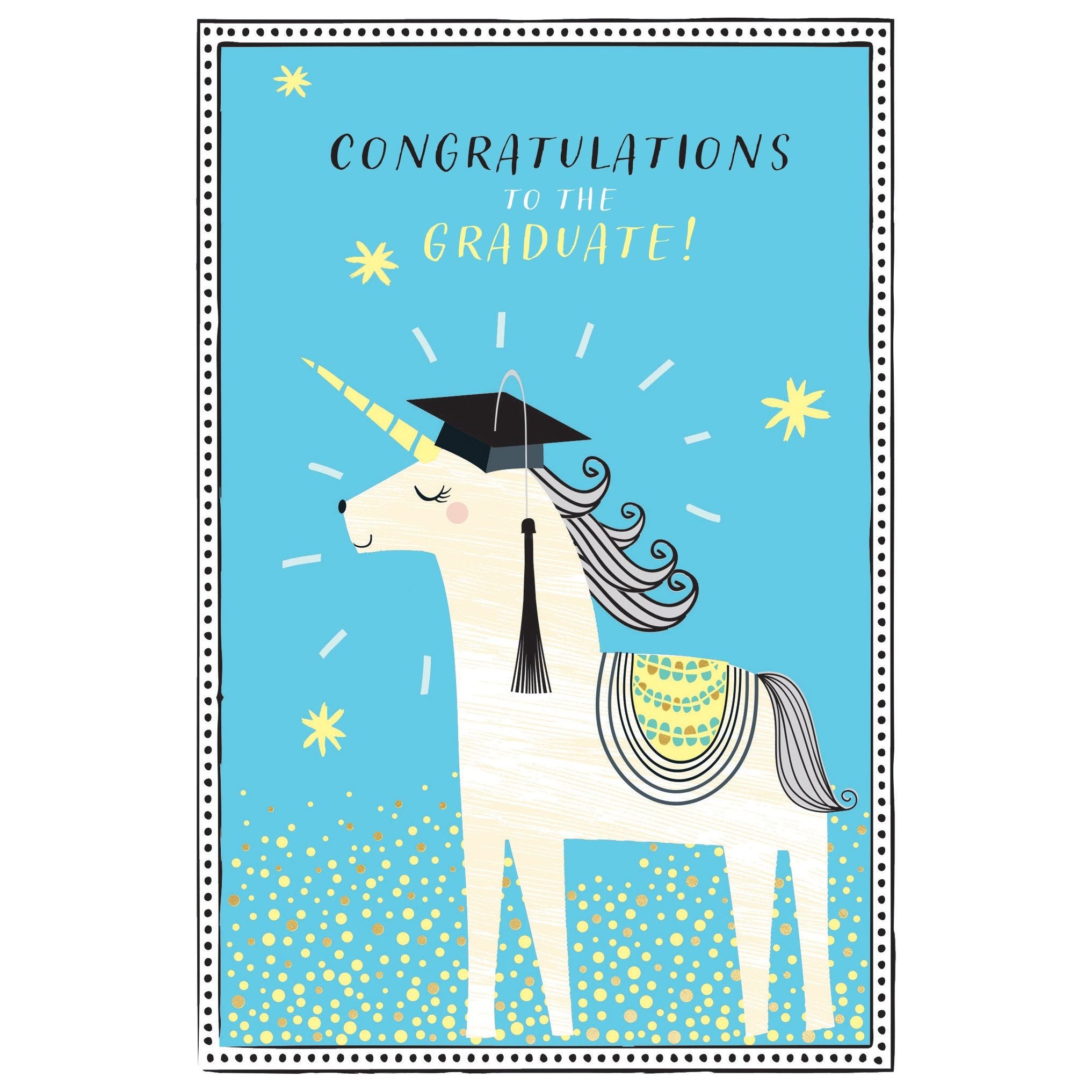 Unicorn Graduation Card - Cardmore